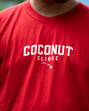 Coconut Tree Tshirt Flipped - Reds